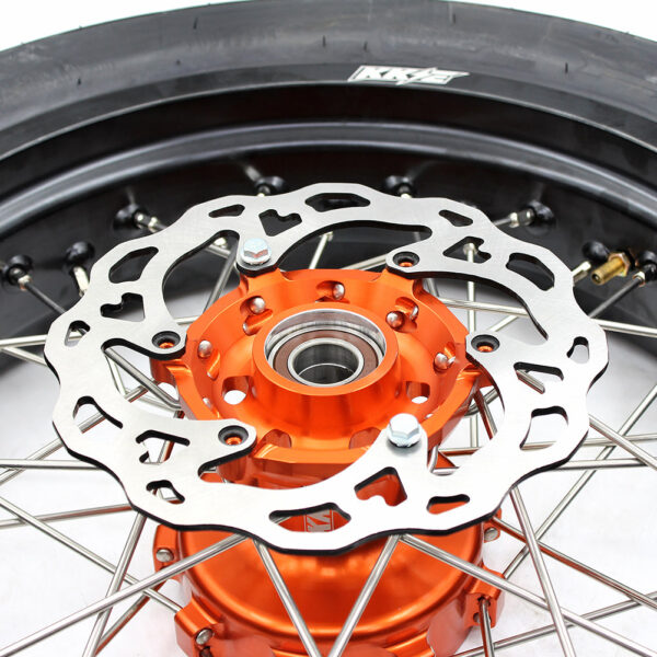 KKE 3.5/4.5*17INCH CUSH Drive Supermoto Wheels Tires Rims For KTM SX SX-F XC XC-F EXC EXC-F XCW 2003-2024 - Image 9