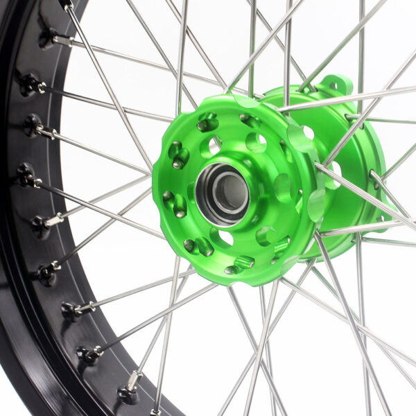 KKE 17Inch KX250F KX450F 2006-2021 For KAWASAKI Supermoto Spoked Wheels Rim - Image 5