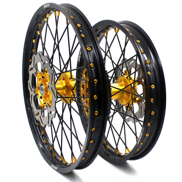 KKE 21 & 19 MX Wheels For SUZUKI RM125 2001-2007 RM250 2008 Off Road Rim Set - Image 15