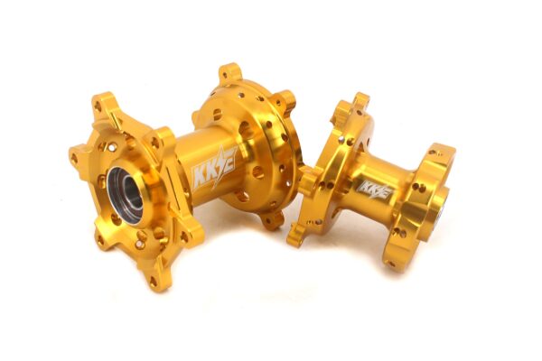 KKE CNC Gold Front & Rear Hubs Set For SUZUKI RM125 1996-2007 RM250 1996-2008 - Image 5