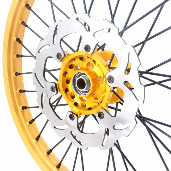 KKE 21 & 19 Gold Rims For Suzuki RM125 2001-2007 RM250 2001-2008 Off Road Wheels - Image 22