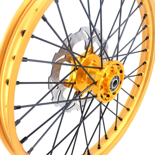 KKE 21 & 19 Gold Rims For Suzuki RM125 2001-2007 RM250 2001-2008 Off Road Wheels - Image 23