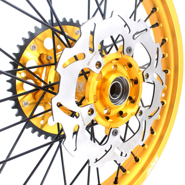 KKE 21 & 19 Gold Rims For Suzuki RM125 2001-2007 RM250 2001-2008 Off Road Wheels - Image 15