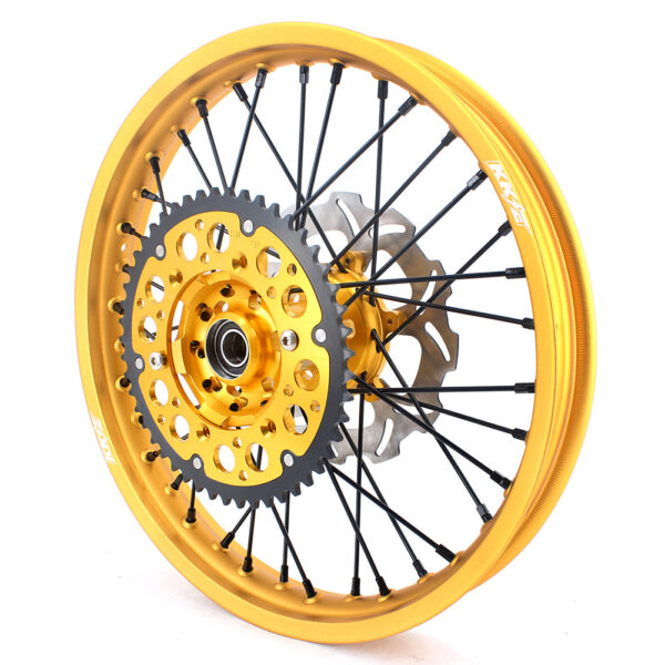 KKE 21 & 19 Gold Rims For Suzuki RM125 2001-2007 RM250 2001-2008 Off Road Wheels - Image 16