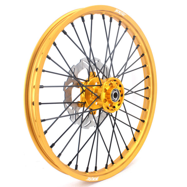 KKE 21 & 19 Gold Rims For Suzuki RM125 2001-2007 RM250 2001-2008 Off Road Wheels - Image 19