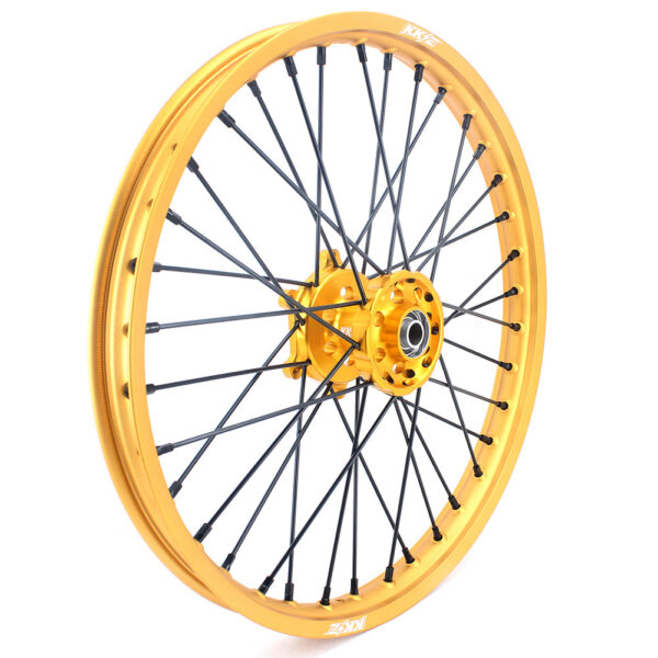 KKE 21 & 19 Gold Rims For Suzuki RM125 2001-2007 RM250 2001-2008 Off Road Wheels - Image 6