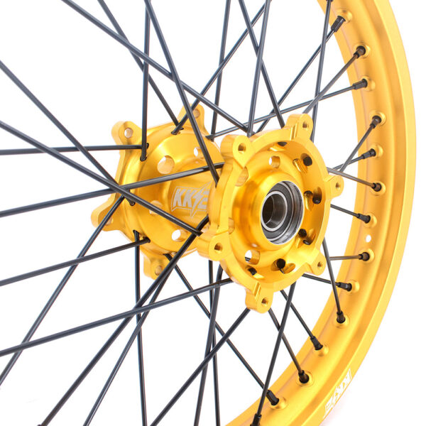 KKE 21 & 19 Gold Rims For Suzuki RM125 2001-2007 RM250 2001-2008 Off Road Wheels - Image 10