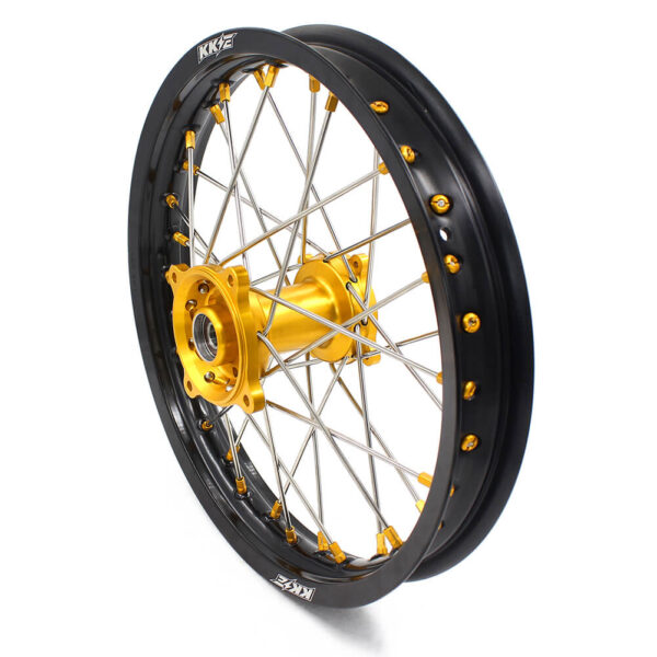 KKE 17/14 RM80 1993-2001 RM85 2002-2023 For SUZUKI Kid's Small Wheels Rims Gold Nipples - Image 11
