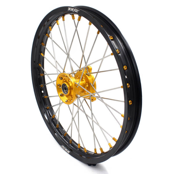 KKE 17/14 RM80 1993-2001 RM85 2002-2023 For SUZUKI Kid's Small Wheels Rims Gold Nipples - Image 8