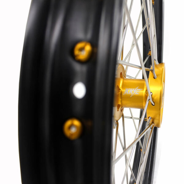 KKE 17/14 RM80 1993-2001 RM85 2002-2023 For SUZUKI Kid's Small Wheels Rims Gold Nipples - Image 10