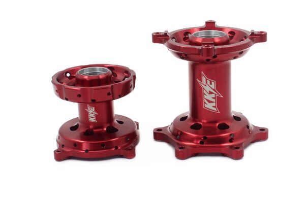 KKE CNC Red Front & Rear Hubs Set For SUZUKI RMZ250 2007-2024 RMZ450 2005-2024 - Image 6
