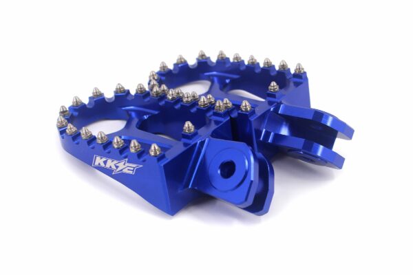 KKE Footpegs Billet Foot Rest For E-Ride Pro-SS 2024 Electric Bike Blue - Image 4