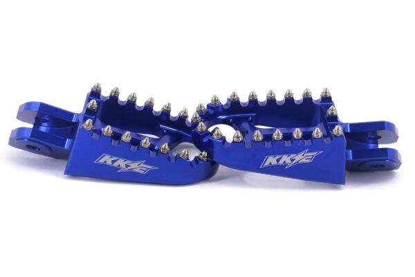 KKE Footpegs Billet Foot Rest For E-Ride Pro-SS 2024 Electric Bike Blue - Image 5