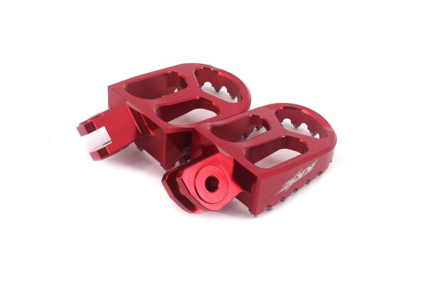KKE Footpegs Billet Foot Rest For  E-Ride Electric Bike Red - Image 5