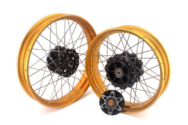 VMX 19inch / 17inch Spoked Tubeless Wheels Set For KTM390 Adventure 2020 2021 Gold Rim - Image 2