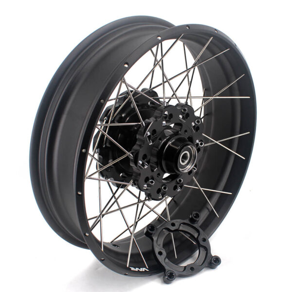 VMX 2.5*19 & 4.25*17 Tubeless Wheels Set Fit For Honda CB500X 2019-2021 Black Hub & Rim - Image 5