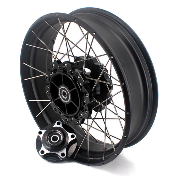 VMX 2.5*19 & 4.25*17 Tubeless Wheels Set Fit For Honda CB500X 2019-2021 Black Hub & Rim - Image 7