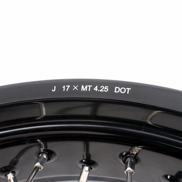 KKE 3.5 & 5.0 17 Inch Wheels for Yamaha WR250F 2001 WR450F 2003-2018 Black - Image 31