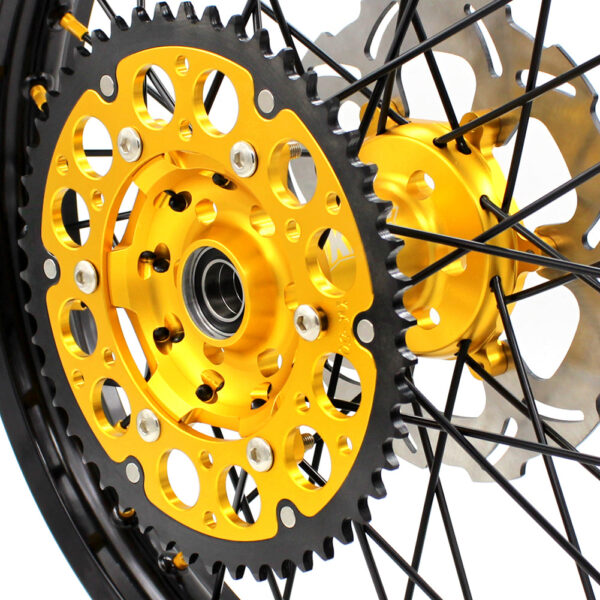 KKE 21" & 19" Mx Diretibke Wheels For YAMAHA YZ125/250 1999-2016 YZ250F/450F 2003-2015 Black Spokes With Disc - Image 10