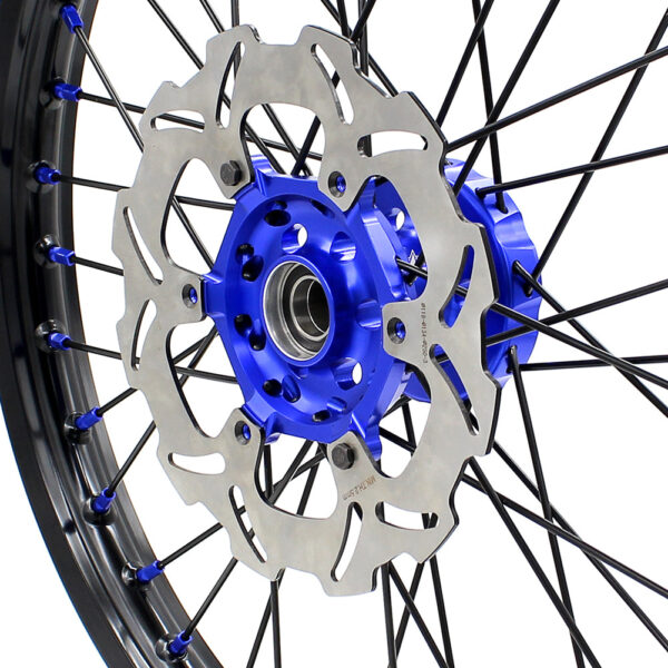 KKE 21"/19" Mx Dirtibke Wheels For YAMAHA YZ125 YZ250 1999-2016 YZ250F YZ450F 2003-2015 Black Spokes With Disc - Image 6
