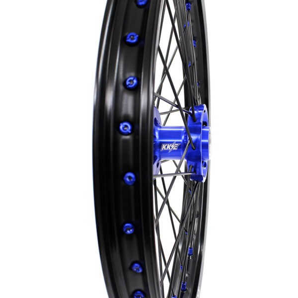 KKE 21"/19" Mx Dirtibke Wheels For YAMAHA YZ125 YZ250 1999-2016 YZ250F YZ450F 2003-2015 Black Spokes With Disc - Image 7