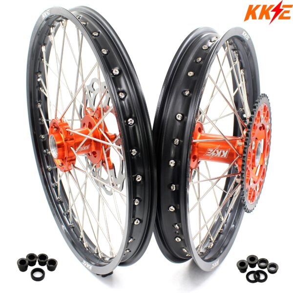 KKE 21/18 Enduro Wheels For KTM EXC EXC-F EXC-W XCW 125-530CC 2003-2024 - Image 12