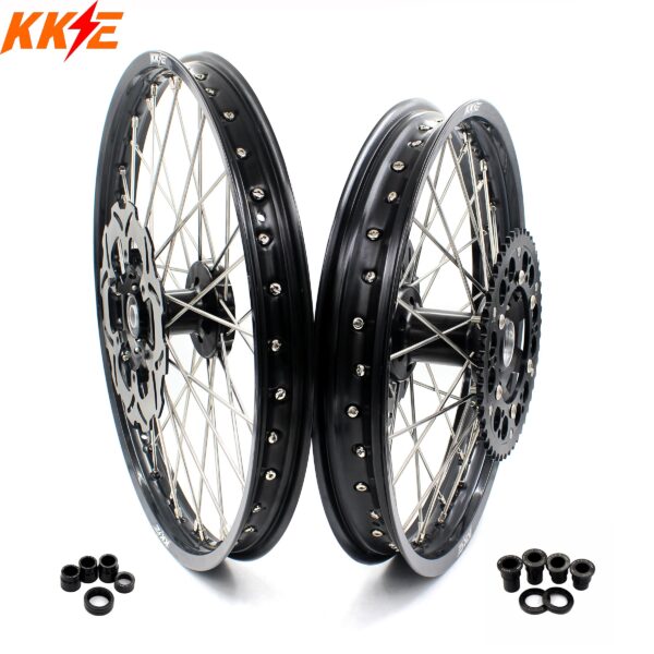 KKE 21 & 18 Enduro Spoked Wheels Fit SUZUKI RM125 1996-2007 RM250 1996-2008 - Image 14
