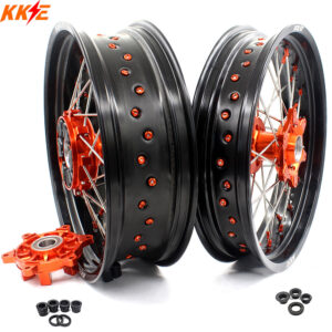 KKE 17Inch CUSH Drive Supermoto Wheels Rims For KTM690 SMC 2007-2011 For KTM690 Enduro R 2008-2022