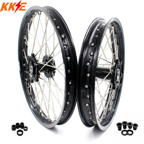 KKE 21 & 18 Enduro Spoked Wheels Fit SUZUKI RM125 1996-2007 RM250 1996-2008