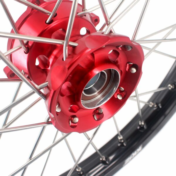 KKE 19/16 Factory Size Kids Big Wheels Rims Fit KTM SX 85 2025 Red - Image 6