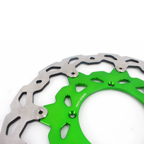 KKE Green 320MM Oversize Disc or KAWASAKI KX250F KX450F 2006-2019 - Image 3