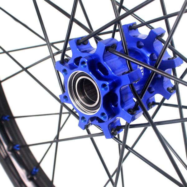 KKE Factory Stock 21 & 18 E-Bike Motorcycle Wheels Rims Fit For E-Ride PRO-S 2024 Blue - Image 2