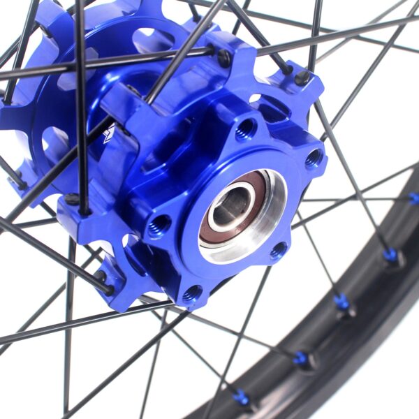 KKE Factory Stock 21 & 18 E-Bike Motorcycle Wheels Rims Fit For E-Ride PRO-S 2024 Blue - Image 7