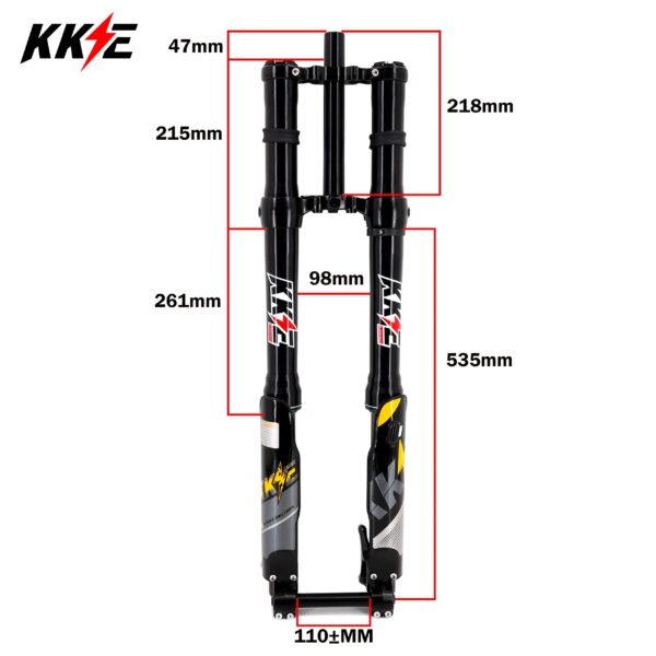 KKE 37MM Aluminum Front Fork Suspension Kit Fit SURRON Light Bee, E-Ride Pro-SS, Talaria Sting MX3/MX4/R (Collective) - Image 9