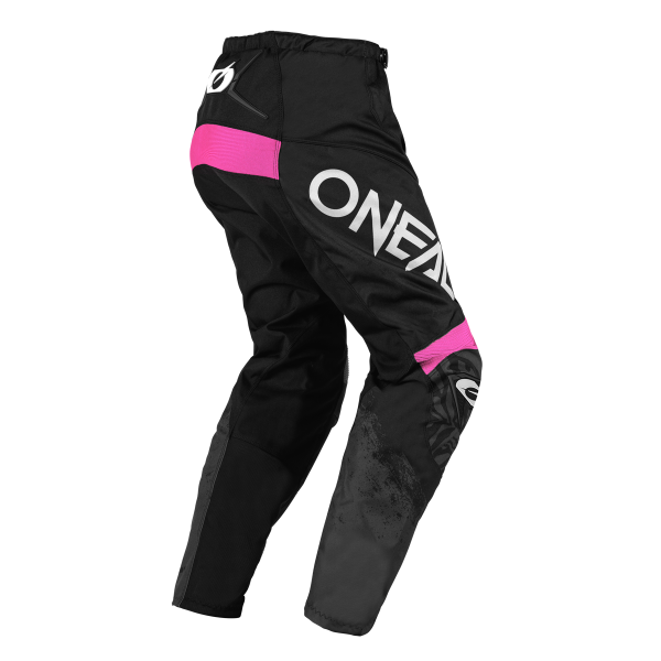 O'Neal Element Shocker Black / Red & Pink Color Pants - Image 3