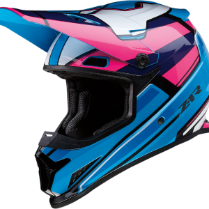 Z1R Rise MC Helmet Blue/Pink